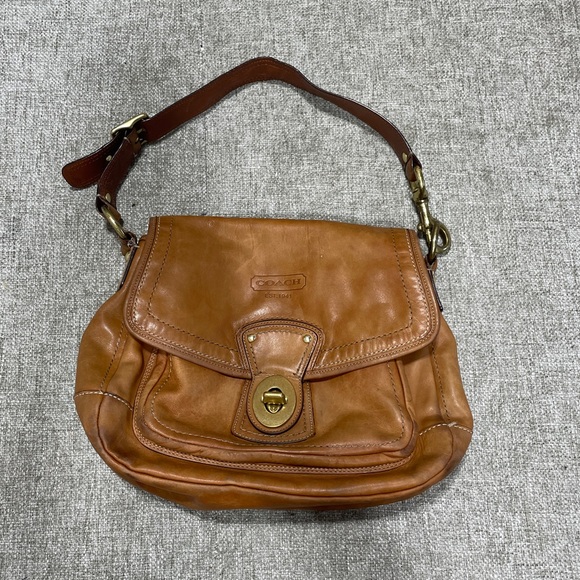 Handbags - Coach: Rare YTK 65th Anniversary Legacy Ali Leather Handbag